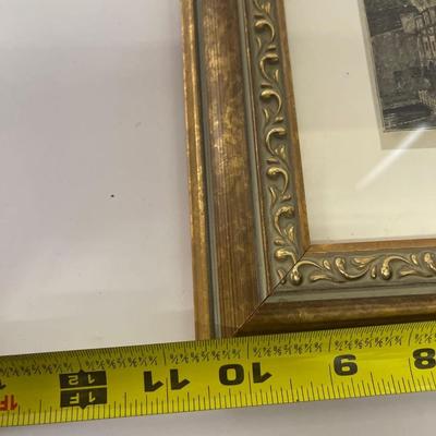 Custom Framed Etching - Siena, Fontebranda