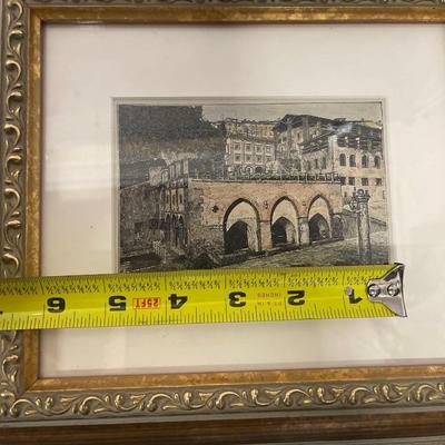 Custom Framed Etching - Siena, Fontebranda