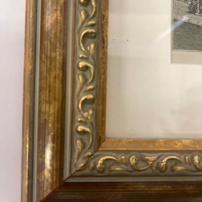 Custom Framed Etching - Siena, Palazzo Comunale