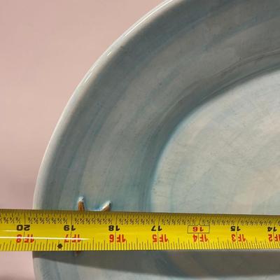Pottery Barn Blue Ceramic Starfish Serving Dishes