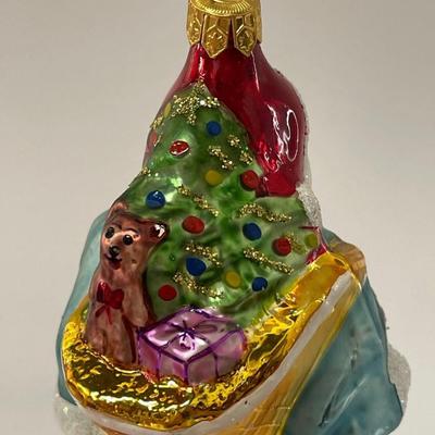 Christopher Radko Santa Blue Coat