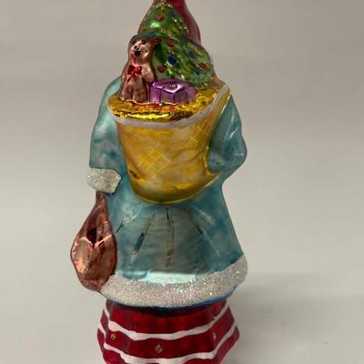 Christopher Radko Santa Blue Coat
