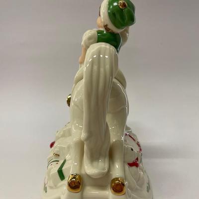 Lenox Holiday Elf And Rocking Horse Teapot