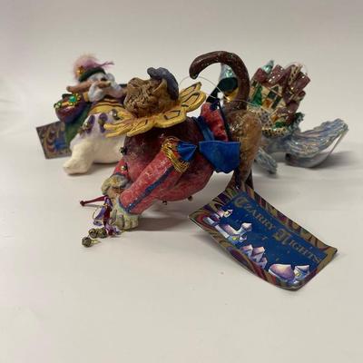 Lot of 3 Department 56 Czarry Nights Ornaments