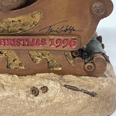 1996 Cairn Christmas Figurine, Hand Signed by Wolfe & Clark