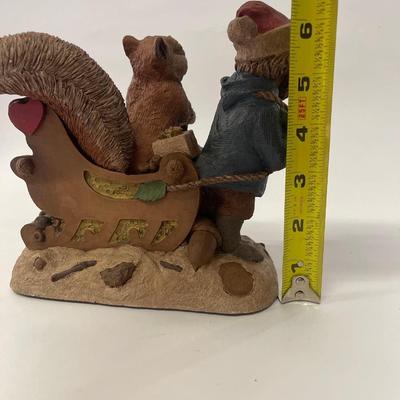 1996 Cairn Christmas Figurine, Hand Signed by Wolfe & Clark