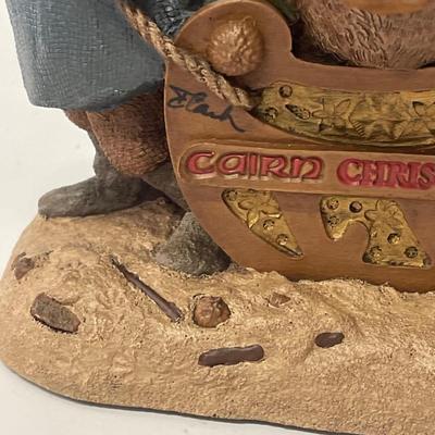 1996 Cairn Christmas Figurine, Hand Signed by Wolfe & Clark