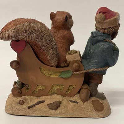1996 Cairn Christmas Figurine, Hand Signed by Wolfe & Clark