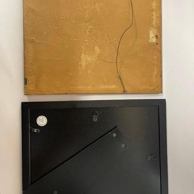 Lot of 2 Antique Silhouettes