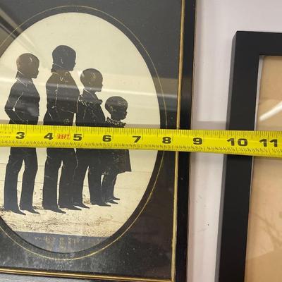Lot of 2 Antique Silhouettes