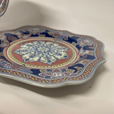 Set of 3 New Spode Kashmir Salad/lLuncheon Plates