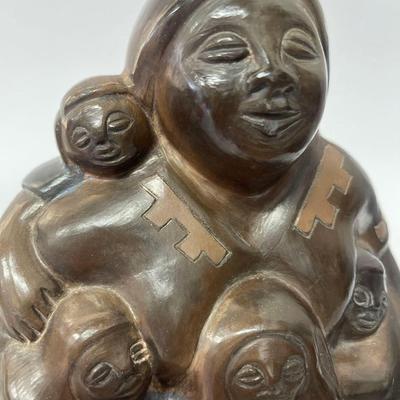 Veronica Galleguillos Chile Pottery Mother Earth Child Story Teller Sculpture