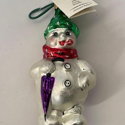 Christopher Radko 1996 “Frosty Weather” Starlight Members Only Gift Ornament