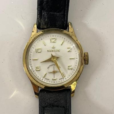 Vintage Manson Watch with Leather Band