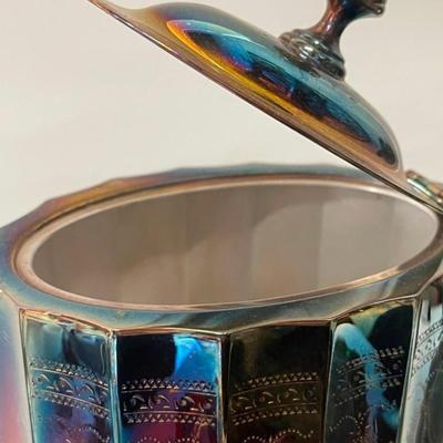 Vintage Lunt Silverplate Holloware 4 Piece Tea Set, Paul Revere Pattern