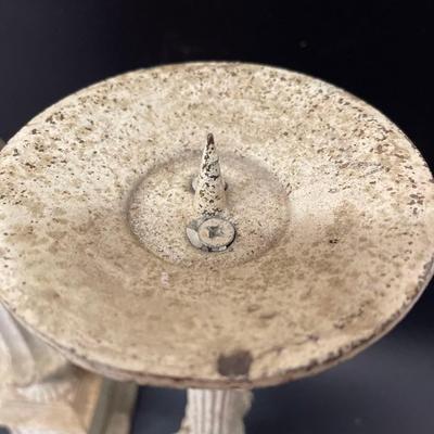 Pair of 2 Heavy Iron Candlesticks