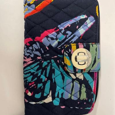 Vera Bradley Butterfly Turn Lock Wallet