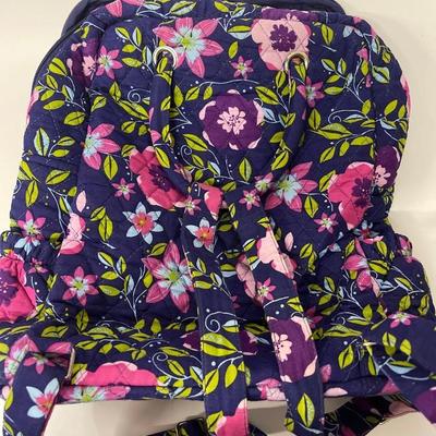 Vera Bradley Floral, Quilted Backpack