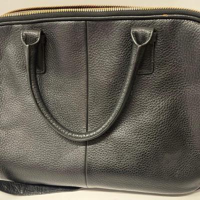 Vera Bradley Black Leather Handbag