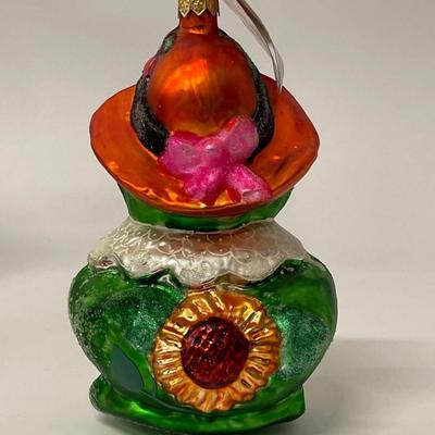 Christopher Radko Lillie Mae Frog Ornament