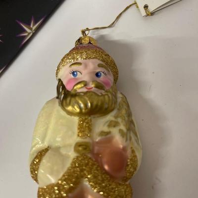 Christopher Radko Strawberry Santa Ornament