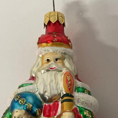 Christopher Radko Santa Ornament