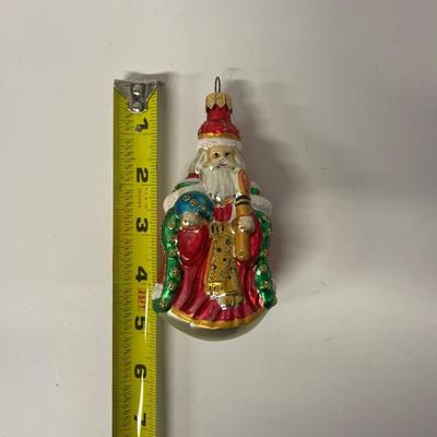 Christopher Radko Santa Ornament