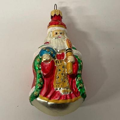 Christopher Radko Santa Ornament