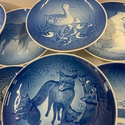 Lot of 10 Vintage B&G Mother's Day Collector's Plates 1970-1980