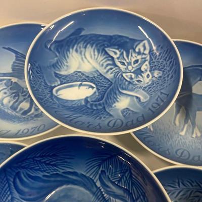 Lot of 10 Vintage B&G Mother's Day Collector's Plates 1970-1980