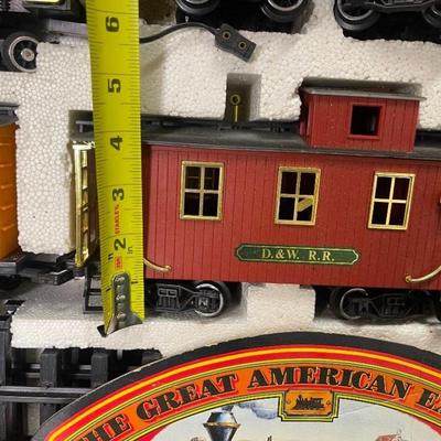 New Bright Great American Express Train Set