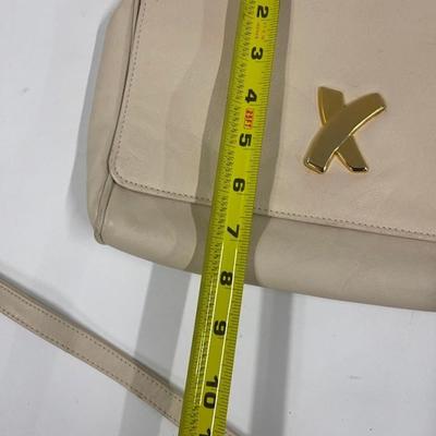 White Leather Paloma Picasso Shoulder Bag