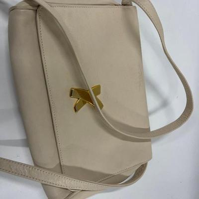White Leather Paloma Picasso Shoulder Bag