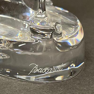 Baccarat crystal lady golfer figuring