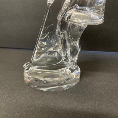 Baccarat crystal lady golfer figuring