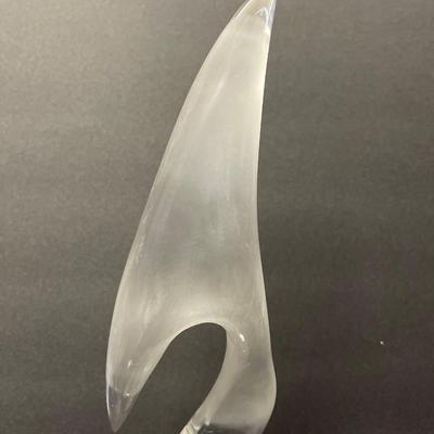 Vintage Lucite Sculpture, Signed