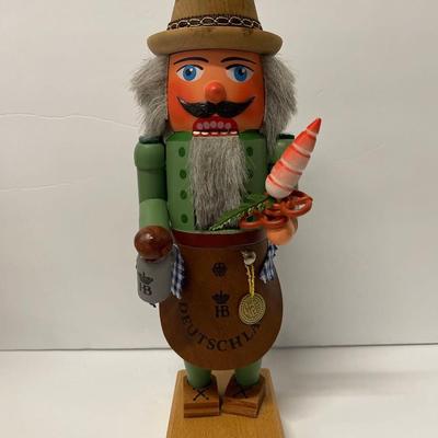 Vintage Wooden Nutcracker HB Deutschland Oktoberfest