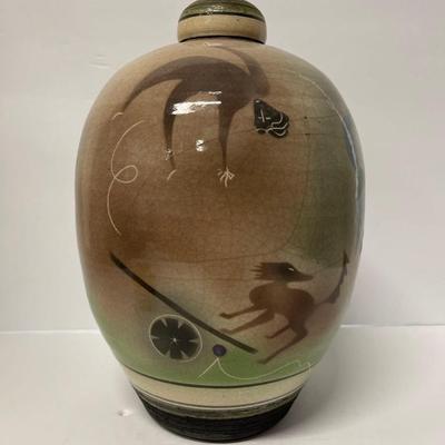 Jamie Davis Ceramic Jar With Lid