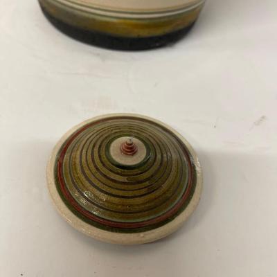 vintage, Jamie Davis ceramic jar with lid