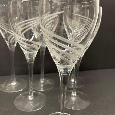 Set of 6 Lenox Windswept Small Wine Glasses