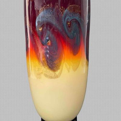 Michael Nourot Art Glass Vase