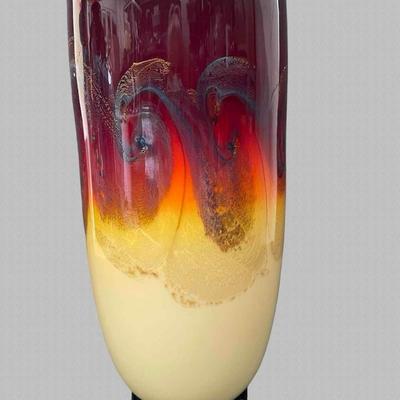 Michael Nourot Art Glass Vase