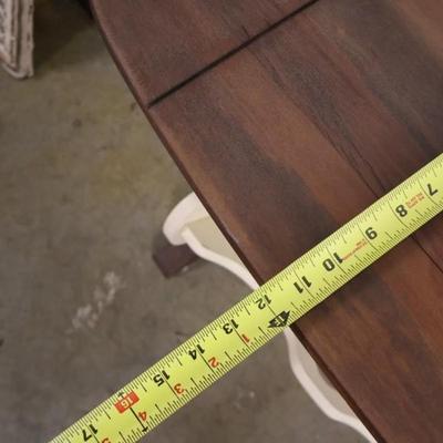 Two Tone Side Table with Magazine Rack
