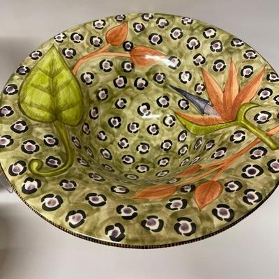 Lot of Laurie Gates Hand Painted Ceramics