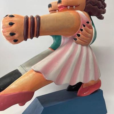 Markus Pierson Limited Edition Sculpture, Dancing Dogs