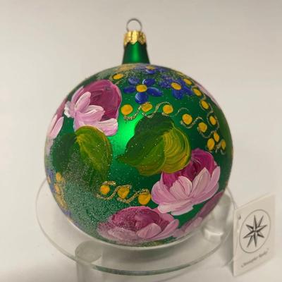 Christopher Radko Field Blossom Hand Made Glass Ornament