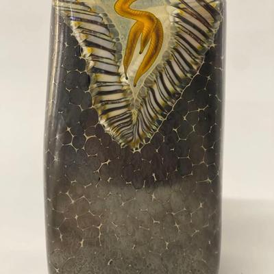 K Walton Art Glass Vase