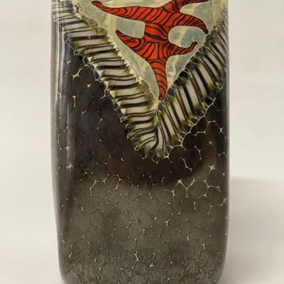 K Walton Art Glass Vase