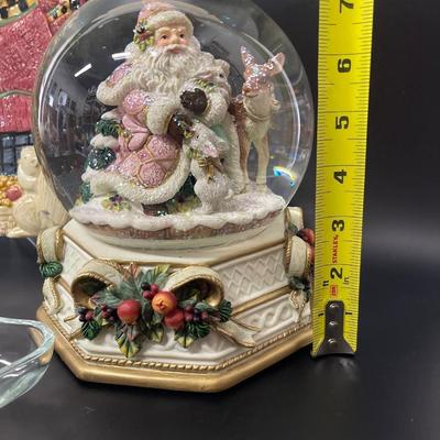 Lot of Christmas Accents, Fitz & Floyd Music Box