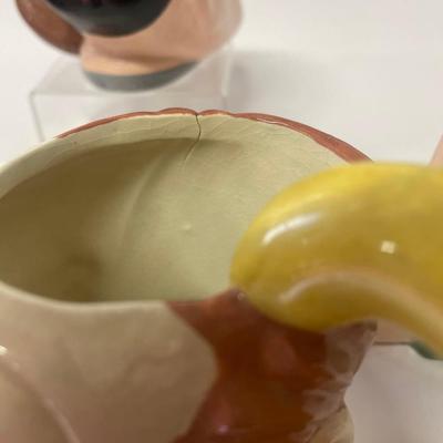 Lot of 3 Vintage PUCK Toby Mugs